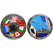 DL8-06 CBP OFO Field Operations Canada Preclearance Field Ops Challenge Coin CBP picture