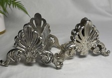 2 Vintage Leonard Silverplate Napkin Holders/Knife Holder picture