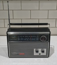 ​Vintage Sony 7R-55 3 Band MW SW Shortwave Transistor Radio Solid State - TESTED picture