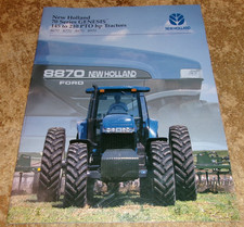 1996 new holland 70 series genesis 145-210 hp tractors brochure nice used picture