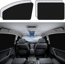 Car Window Sun Shades Covers - 4 Pcs Magnetic Privacy Side Sunshades Blackout Au picture