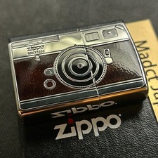 Zippo Oil Lighter Antique Camera Brown 2BW-CAMERA Regular Case Japan New picture