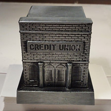Credit Union Building Banthrico Coin Bank - Banking & Insurance Theme #972 Mint picture