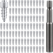 200Pcs Screw in Tire Studs, 4X12 Mm Wheel Tyre Studs for Winter Snow Tire Spikes picture