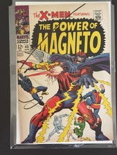 X-Men #43  NM- 9.0/9.2 near white Magneto classic 1968  picture