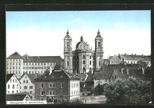 Weingarten/Württemberg, view to the monastery, postcard picture