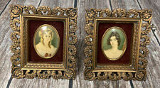 A Cameo Creation gold framed Lady Miss Conyngham & Duchess de Montessque 6x5” picture