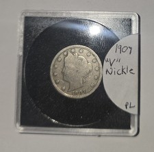 Rare 1907 Liberty V with Braids Nickel 5c piece Unique Nice picture