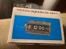 WESTCLOX DIGITAL ELECTRIC ALARM CLOCK-NEW/OLD STOCK-IN BOX-INSTRUCTIONS-FLIPCLOC picture