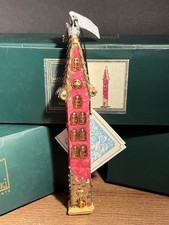 VTG MOSTOWSKI GLASS BLOWN ORNAMENT RUSSIAN HOUSE #63516 NEIMAN MARCUS EXCLUSIVE picture