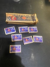 Lot of 7 Vintage Copperhead Diamond Strike On Box Matches new Box of 34 and pack picture