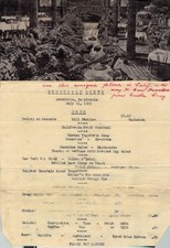 Rare 1933 Brookdale Lodge Menu Dated CA Restaurant History Dining Room 7/11/33 picture