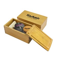 Bamboo Stash Box with Accessories, Jar &Grinder Premium Wood Storage Box Kashmir picture