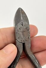Vintage Klein Tools Lineman’s Pliers 5” Diagonal USA Early Logo Bell System picture