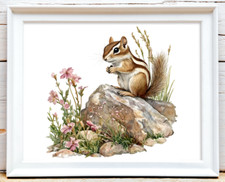 Nursery Wall Art Print, Woodland Animals Print, Kids Room Wall Art Decor #98 picture