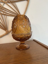 vintage fenton opalescent lily of the valley fairy lamp picture
