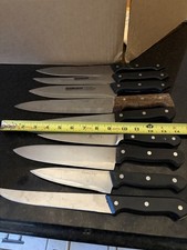 Vintage Kitchen Knife Lot 9 Wusthof Classic Pierre Santini L’Eperon Rostfrei Ino picture