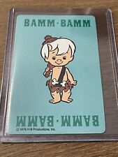 1979 HANNA-BARBERA PRODUCTIONS THE FLINTSTONES BAMM-BAMM CARD GAME CARD VINTAGE picture