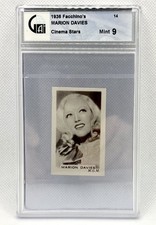 1936 Facchino's Cinema Stars Food Issue #14 Marion Davies GAI 9 Mint picture