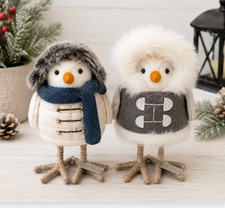 Target 2018 Featherly Friends Forrest Alder Christmas Birds Set of 2 picture
