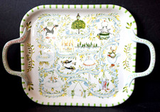 D56 Patience Brewster 12 Days of Christmas Ceramic Serving Tray New 35980 picture