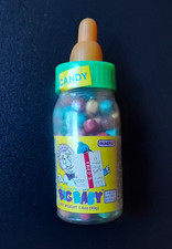Vintage Big Baby 1992 Albert & Son BABY BOTTLE BUBBLE GUM Container 4.25” SEALED picture