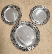 Pewtarex York Pennsylvania Vintage Pewter Set of 3 - 2x 7.5