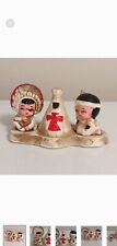 vintage Japan Native American salt and pepper shakers Very Old picture