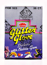 1984 Fleer Glitter Glove BBCE Full 36 Wax Pack Box Baseball Card Exchange - Rare picture