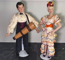 The Hamilton Collection I Love Lucy Lucy & Ricky 2pc Porcelain Figurines 1996 picture