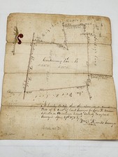 Antique Survey Document 1873 Maryland Ephemera picture