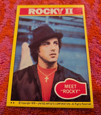 1979 TOPPS ROCKY II #1 MEET ROCKY  SYLVESTER STALLONE RC NM ROCKY BALBOA ROOKIE picture