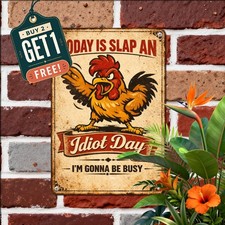 I Need A Slap Sarcastic Work Humor Quote Novelty Plaque Metal Tin Sign 8x12 picture