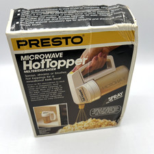 Presto Microwave HotTopper Melter Dispenser Spray 03050 Vintage NOS picture