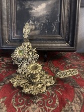 Antique French Candlesticks Candle Holders Louis XV FACE Nouveau picture