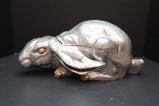 VTG ARTHUR COURT BUNNY RABBIT WINE COOLER 1986 ICE BUCKET picture