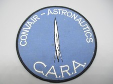 Vintage NASA Convair Astronautics C.A.R.A. Large 7 inch Patch-General Dynamics picture