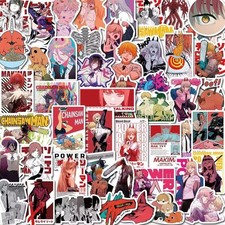 20Pcs Random Anime Cool Chainsaw Man Stickers Skatboard Phone Laptop picture