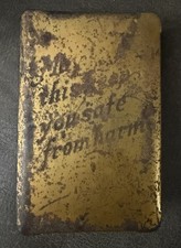 WWII US Army Soldier Heart Shield Steel Plated Combat Bible Named picture
