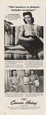 1944 Jean Heather Going My Way Movie Promo Cannon Hosiery Women's Stockings Ad picture