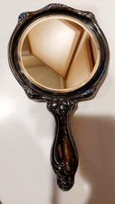 ANTIQUE DERBY SILVER CO ART NOUVEAU SILVERPLATE FLORAL REPOUSSE VANITY DRESSER M picture