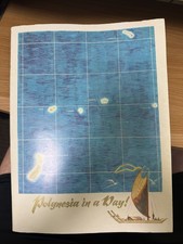 Vintage 1969 Polynesian Cultural Center information book, 'Polynesia in a day' picture