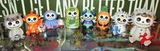 Furrybones Skeleton Figurines Lot of 8 Fish Hedgehog Pug Pineapple Jellyfish picture