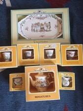 Royal Doulton Brambly Hedge Complete 17 Pc Four Seasons Mini Tea Set Boxed Rare picture