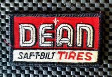 DEAN SAF-T-BILT TIRES EMBROIDERED SEW ON PATCH COOPER TIRES AUTO 3 1/2