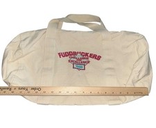 RARE vintage 1988 Fuddruckers “challenge For Excellence” Gym Bag 20” picture