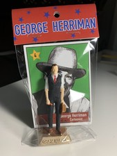 Krazy Kat Cartoonist GEORGE HERRIMAN Figurine. Resembles Marx Presidents Series picture