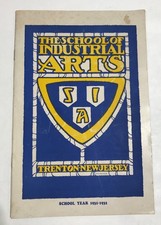 RARE 1931-1932 School of Industrial Arts Program Trenton NJ Ephemera Art Deco picture
