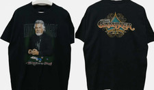 Kenny Rogers The Gambler Black Cotton 2 Sides T-shirt BM160 picture