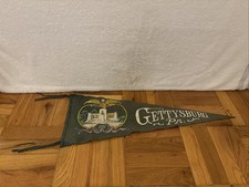 VTG 30s Gettysburg PA LINCOLN'S SPEECH MEMORIAL FELT PENNANT A & CO NY  picture